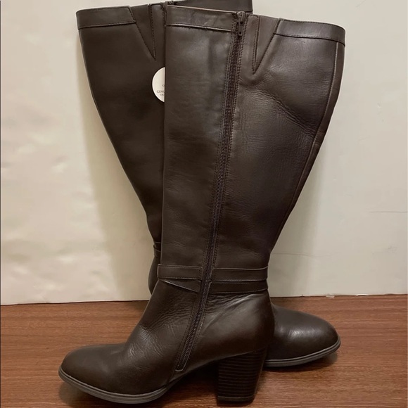 New Giani Bernini Womens Rozario Almond Toe Mid-Calf Fashion Boots - Picture 2 of 9